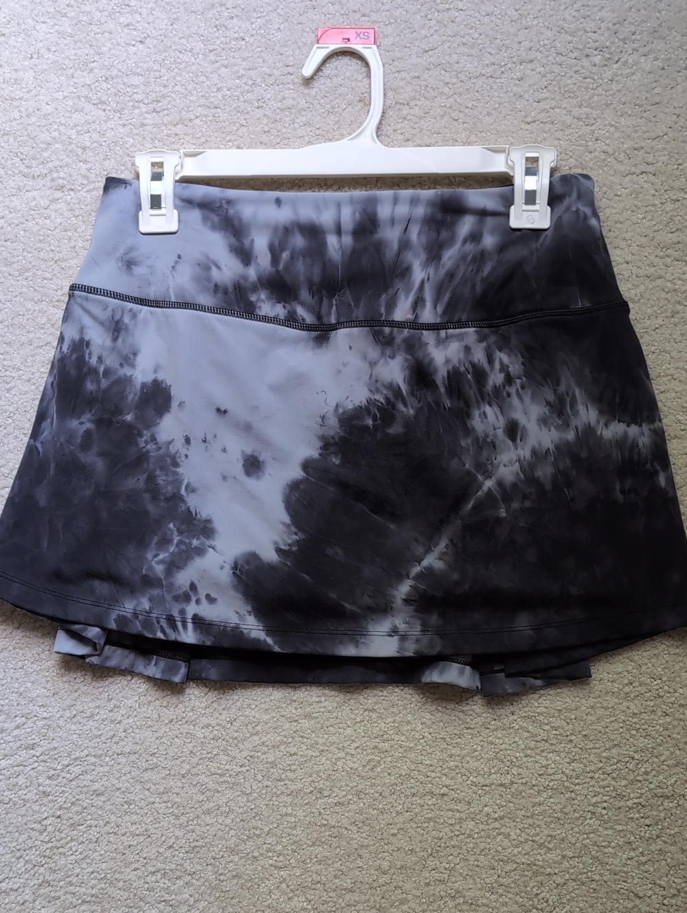 Bayleaf Women's Black & Gray Tie-Dye Active Skort NWT!